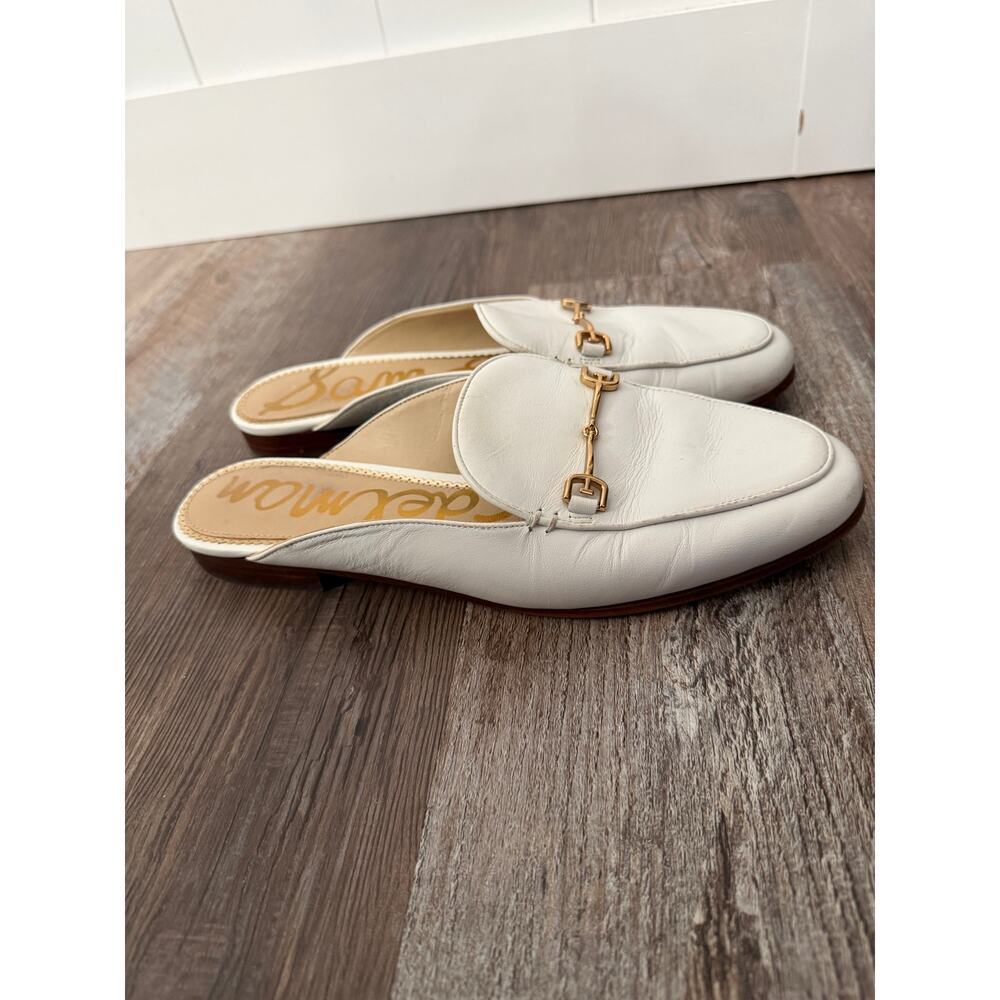 Sam Edelman Linnie Bit Mule in White size women’s 8 EUC - Picture 2 of 10